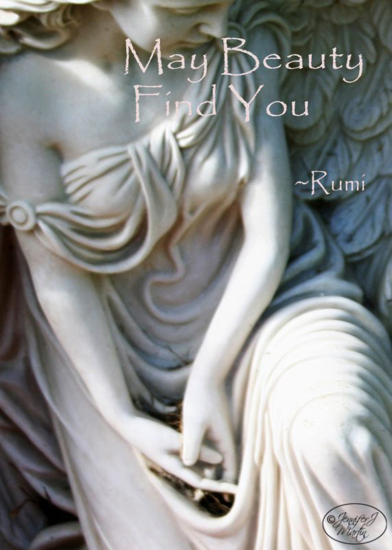 Rumi Quotes / On Wings of Angels / I Carry You in my Heart - 4 Card Set