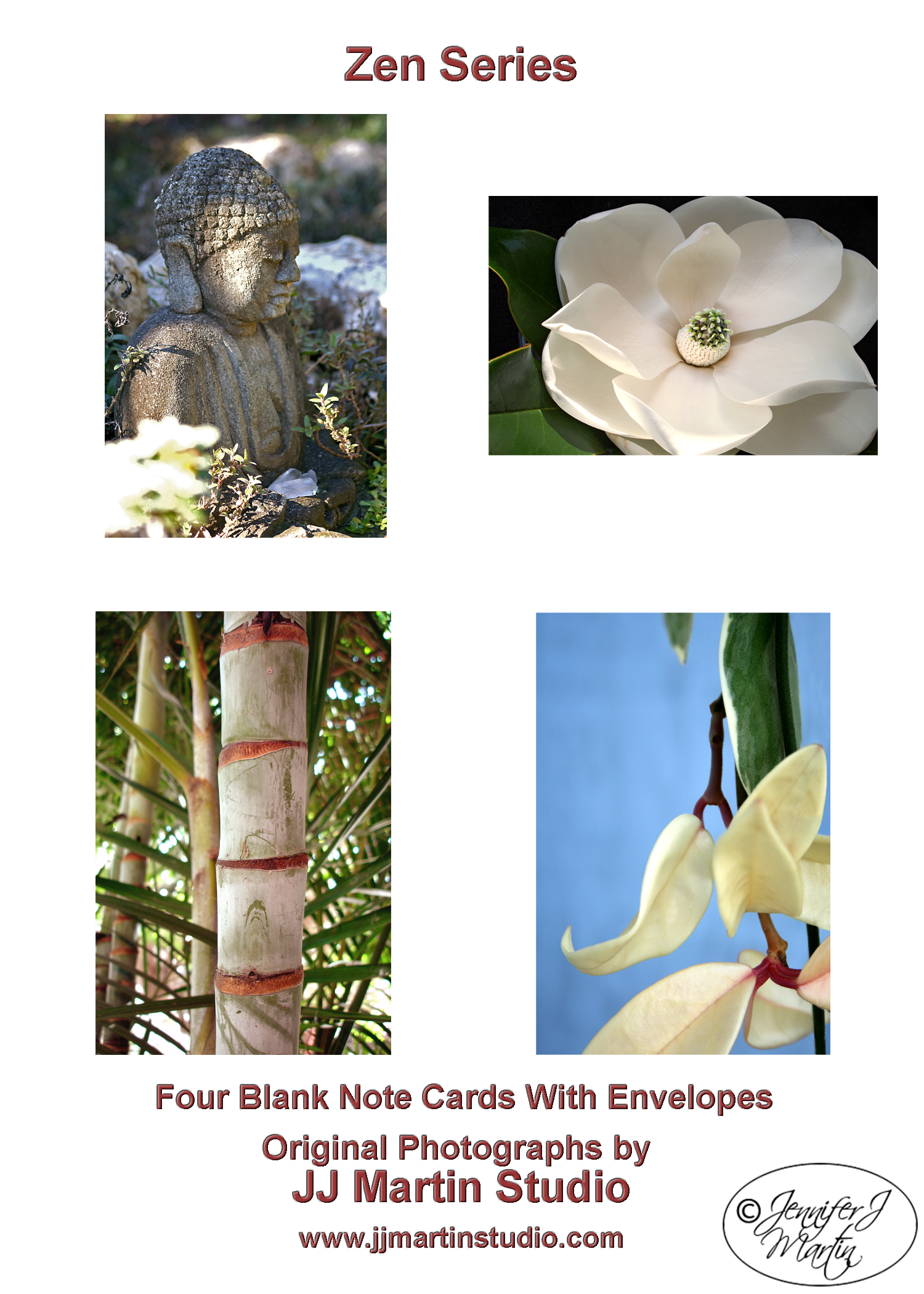 Zen Garden Series - 4 Card Set